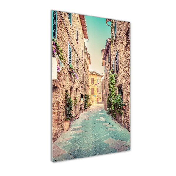 Wall art acrylic Italian streets