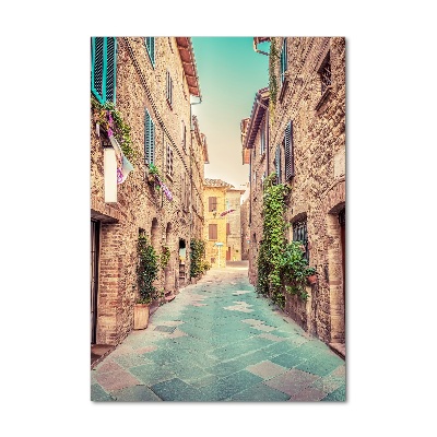 Wall art acrylic Italian streets