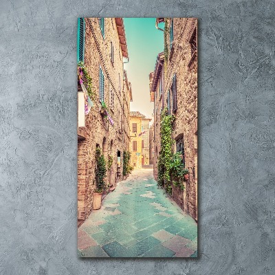 Wall art acrylic Italian streets