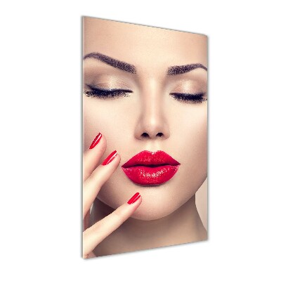 Print on acrylic glass Red lips