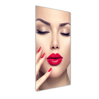 Print on acrylic glass Red lips