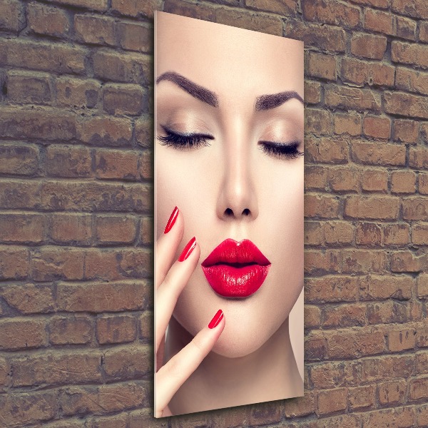 Print on acrylic glass Red lips