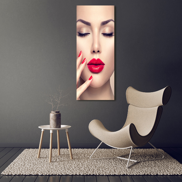 Print on acrylic glass Red lips