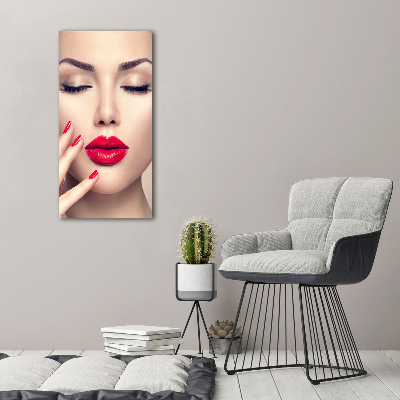 Print on acrylic glass Red lips