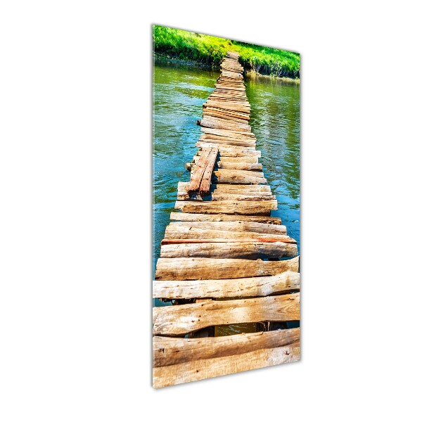 Print on acrylic Wooden bridge