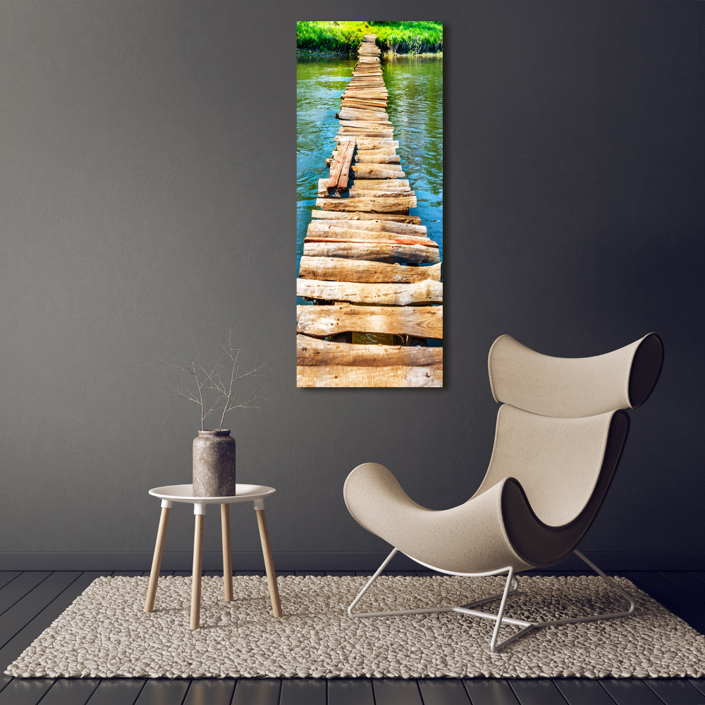 Print on acrylic Wooden bridge