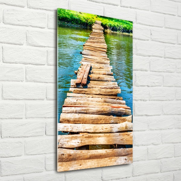 Print on acrylic Wooden bridge