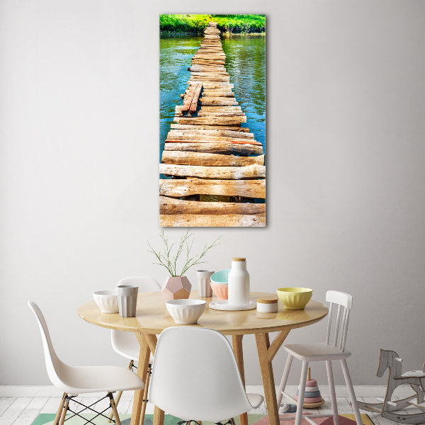 Print on acrylic Wooden bridge