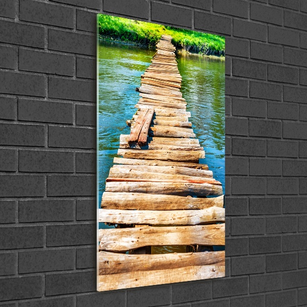 Print on acrylic Wooden bridge