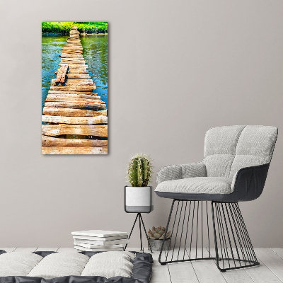 Print on acrylic Wooden bridge