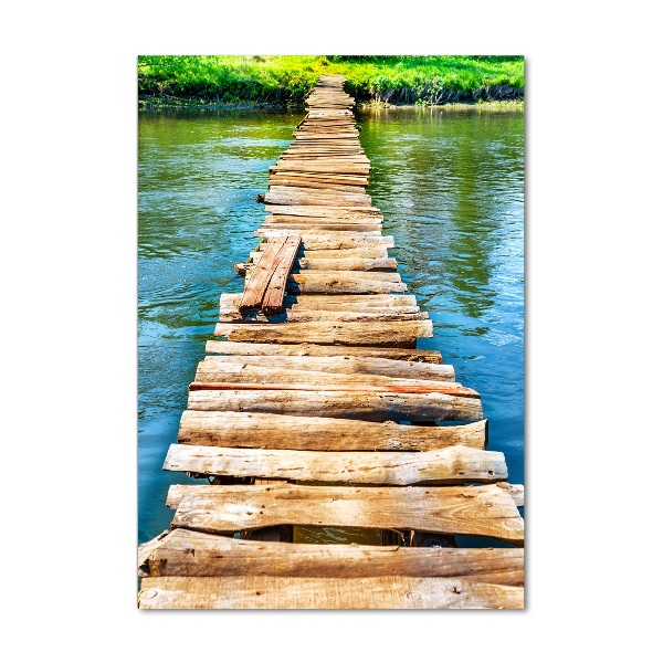 Print on acrylic Wooden bridge