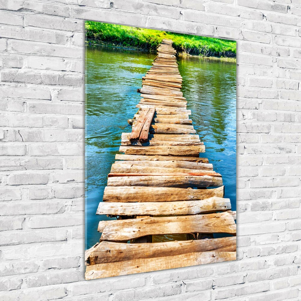 Print on acrylic Wooden bridge