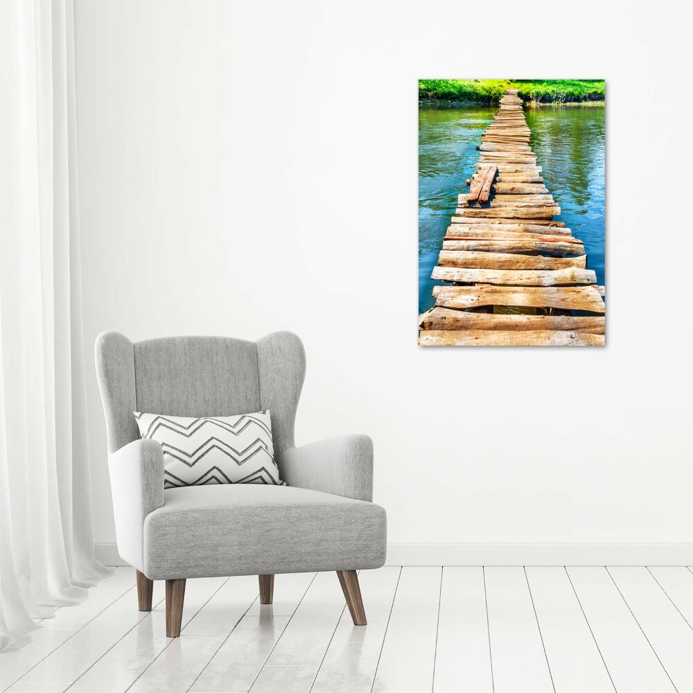 Print on acrylic Wooden bridge