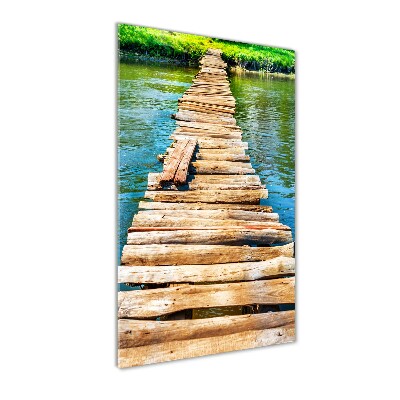 Print on acrylic Wooden bridge