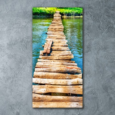 Print on acrylic Wooden bridge