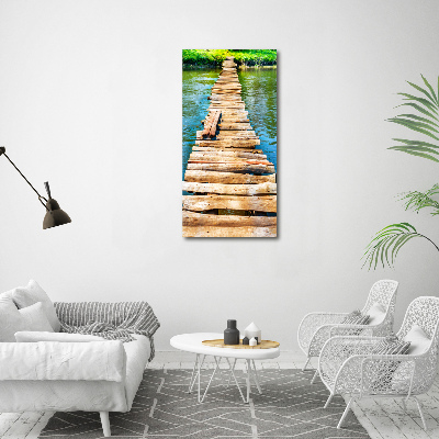 Print on acrylic Wooden bridge