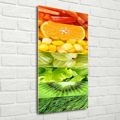 Print on acrylic Fruits and vegetables