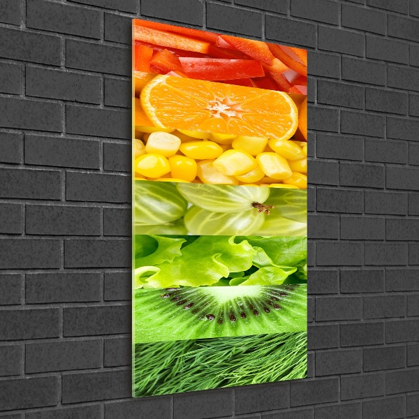 Print on acrylic Fruits and vegetables