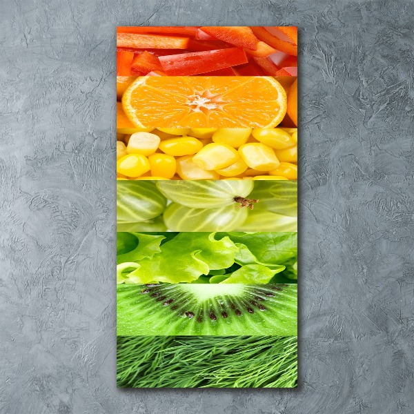 Print on acrylic Fruits and vegetables