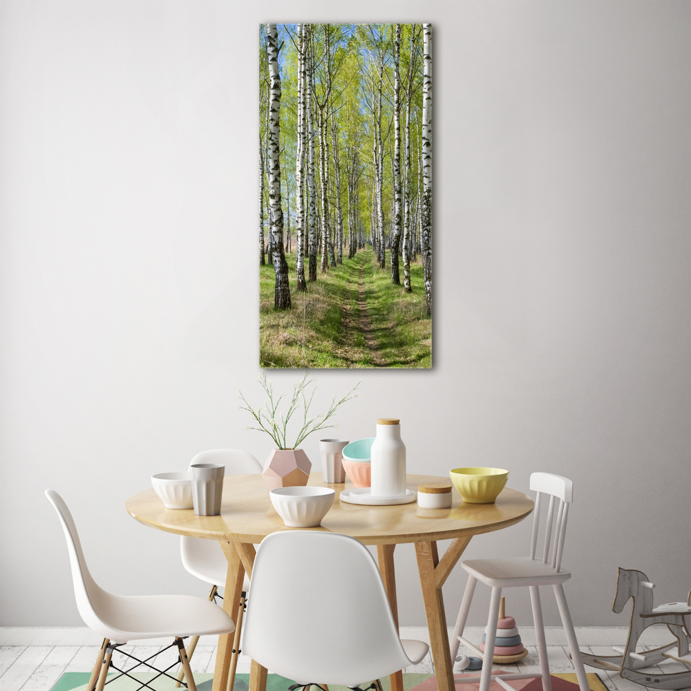 Print on acrylic Birch forest