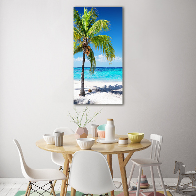 Wall art acrylic Tropical beach