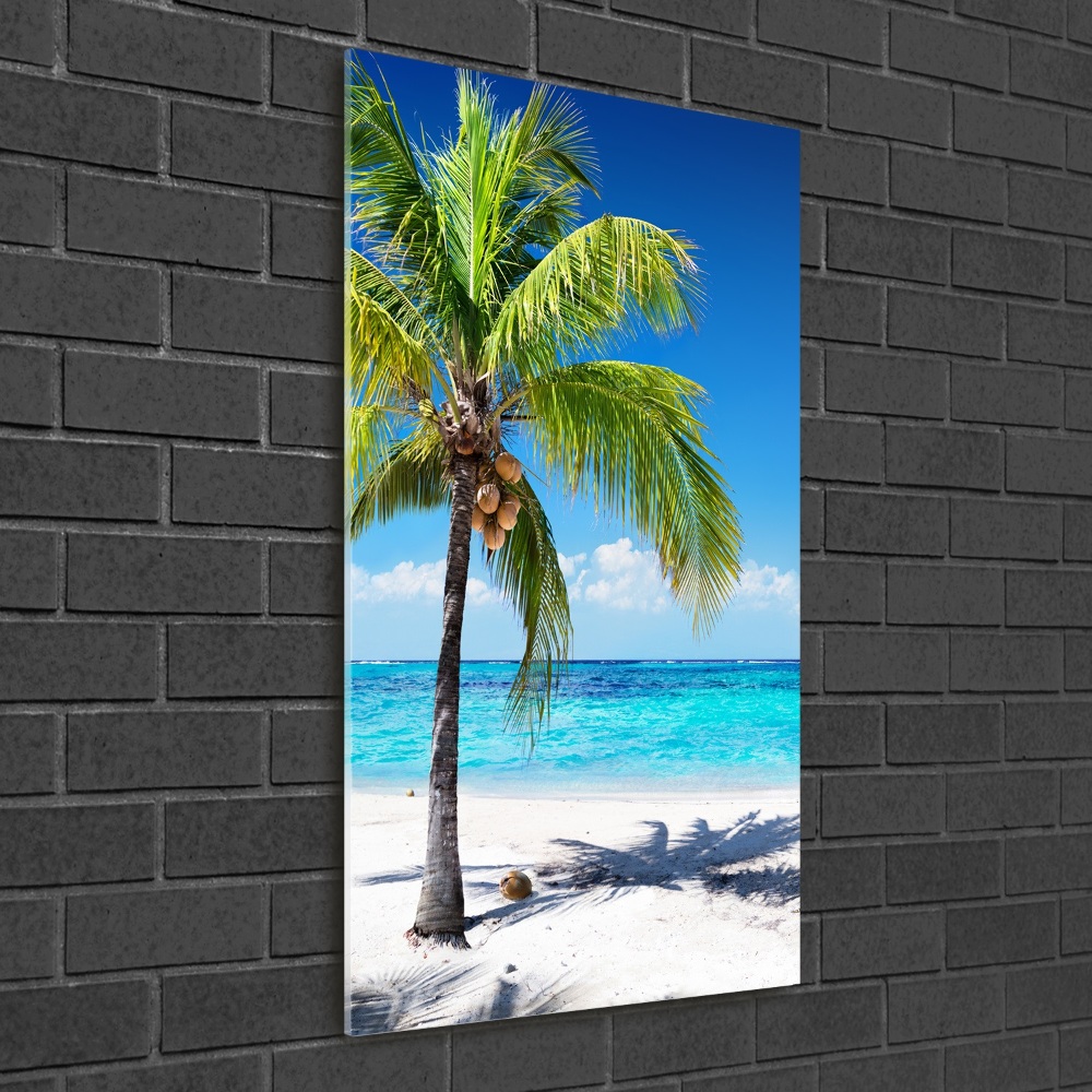 Wall art acrylic Tropical beach