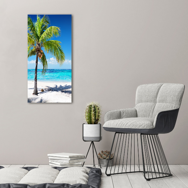 Wall art acrylic Tropical beach