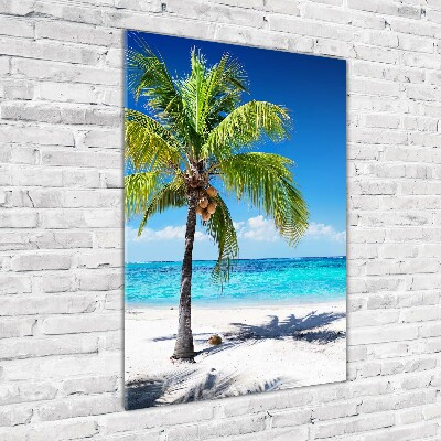 Wall art acrylic Tropical beach