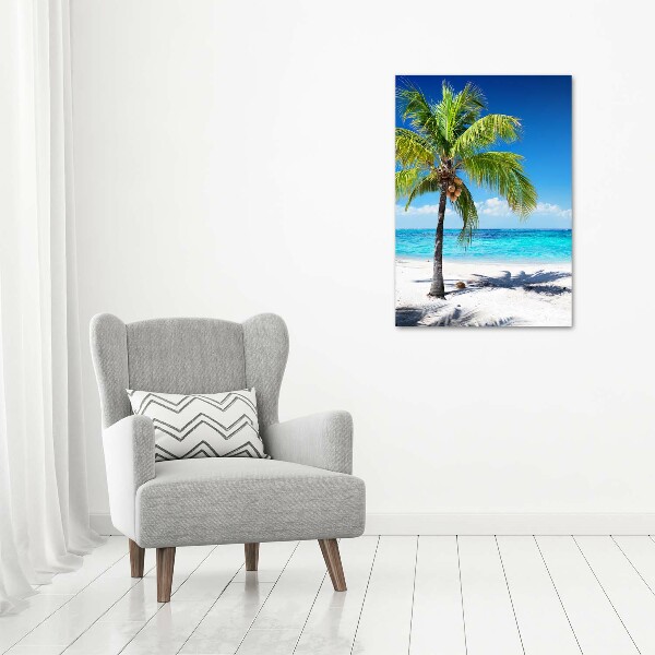 Wall art acrylic Tropical beach