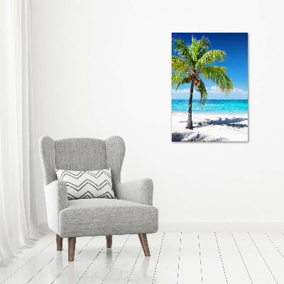 Wall art acrylic Tropical beach