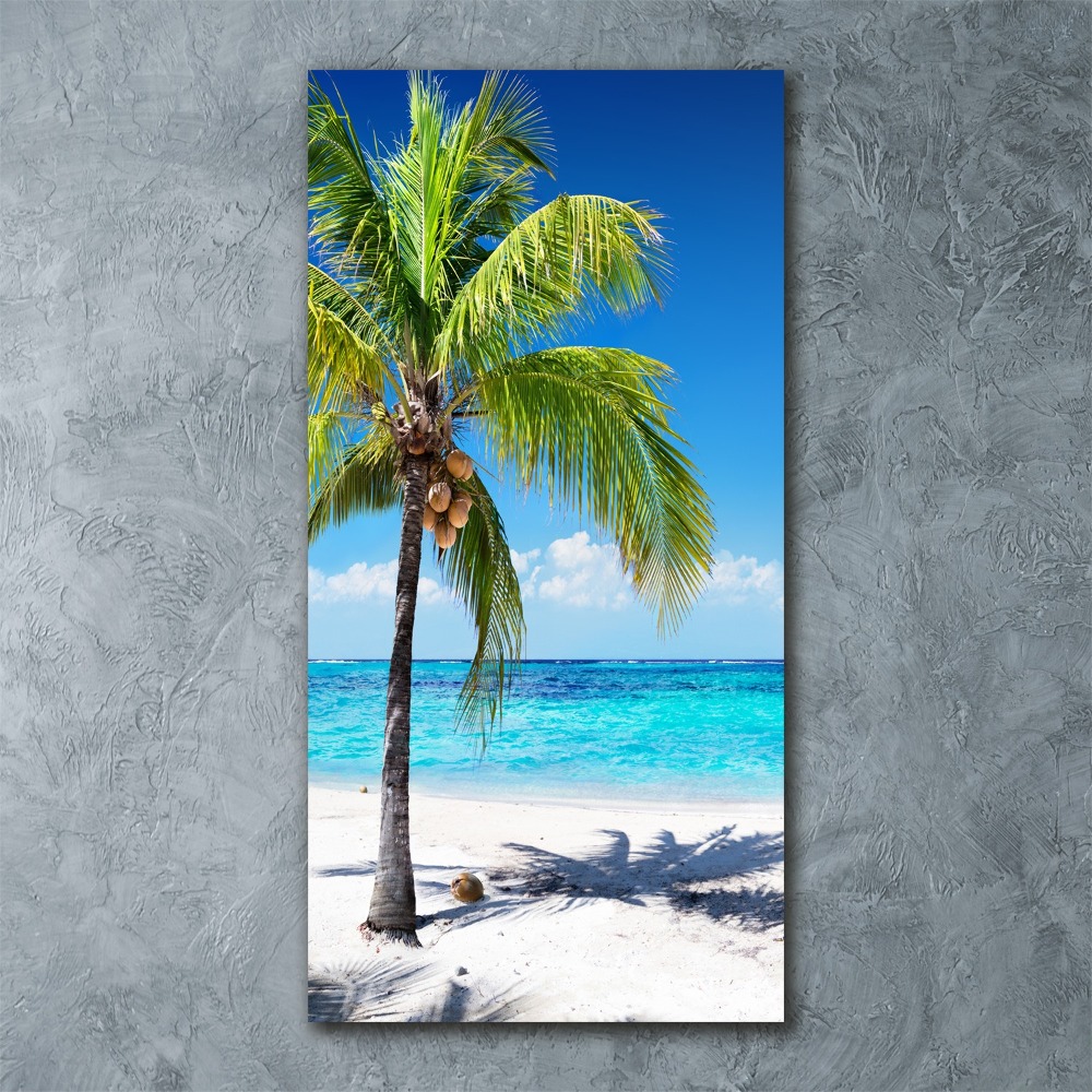 Wall art acrylic Tropical beach