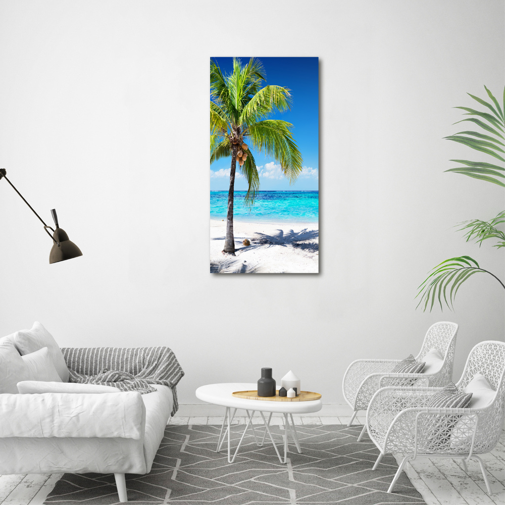 Wall art acrylic Tropical beach