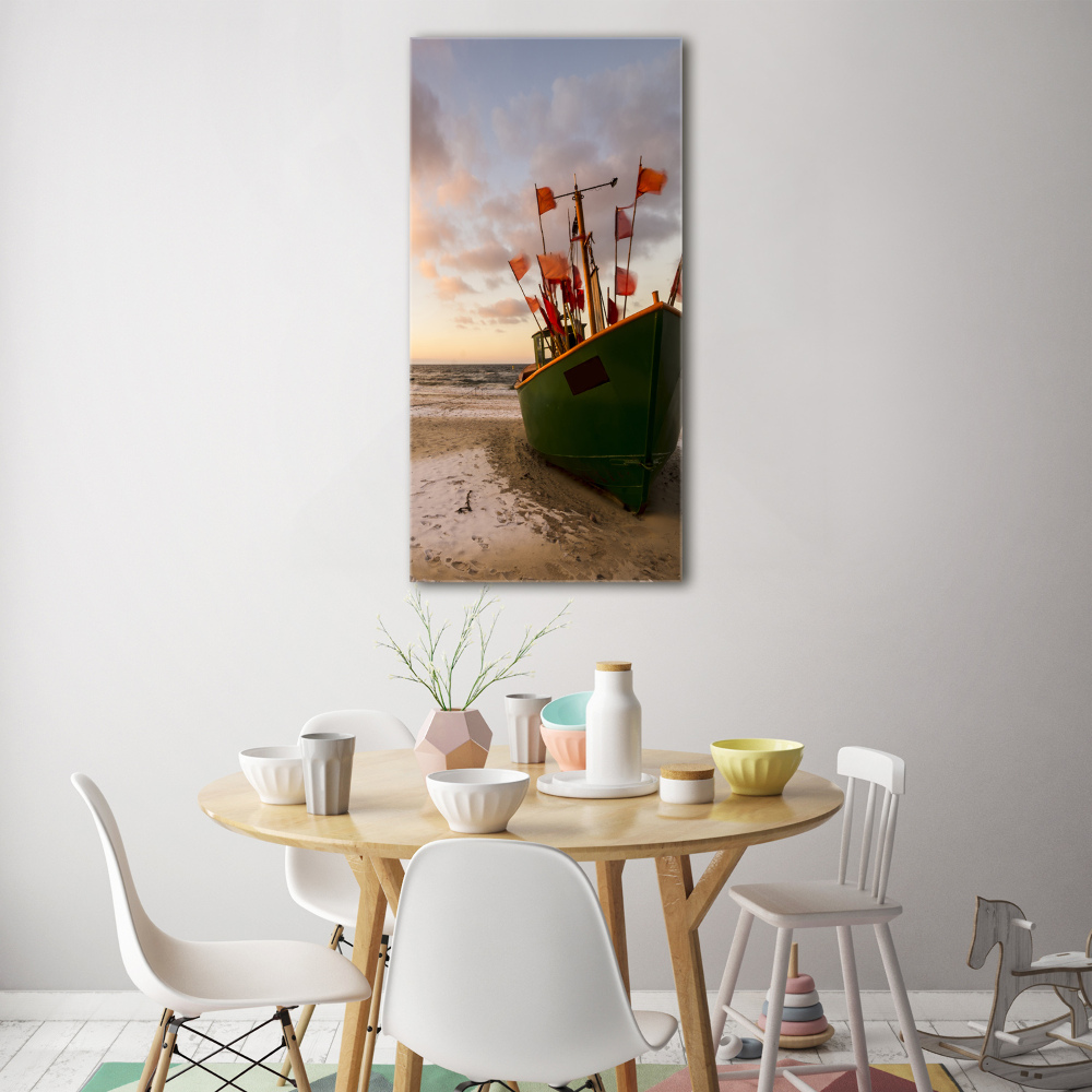 Print on acrylic Fishing boat