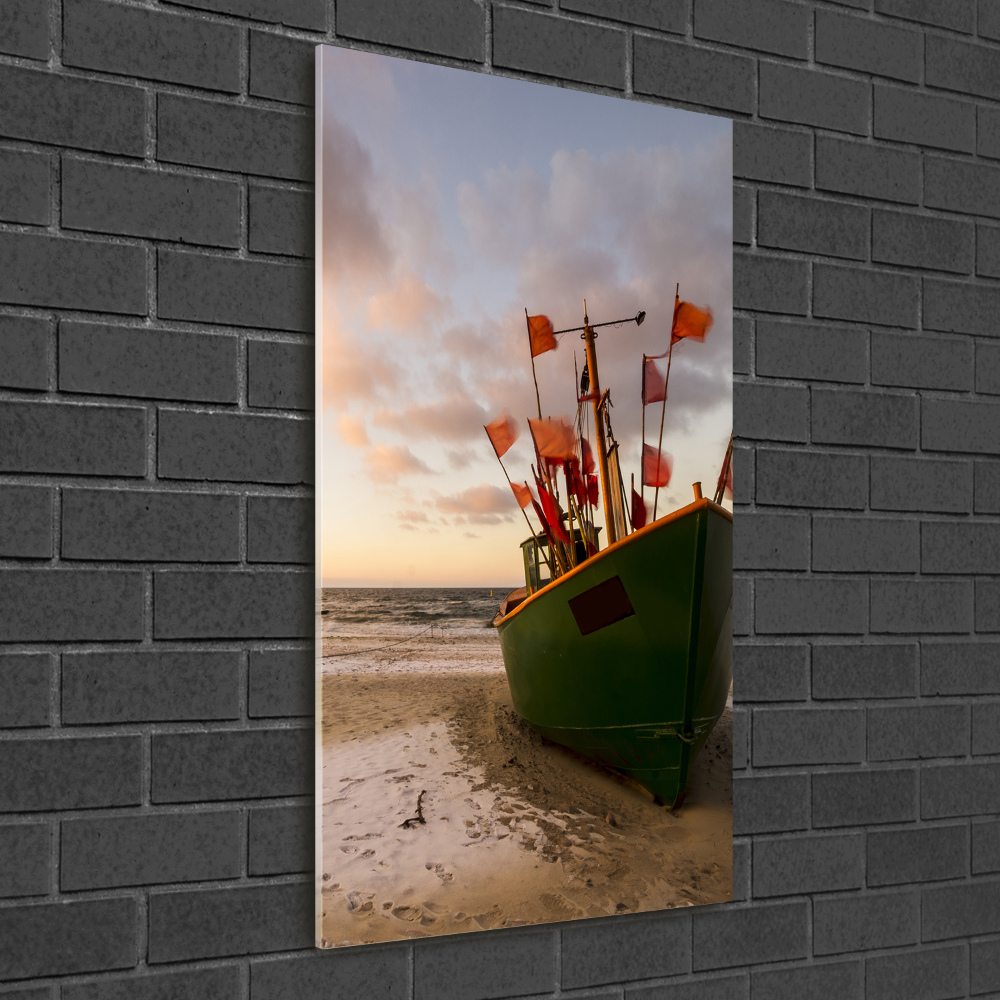 Print on acrylic Fishing boat