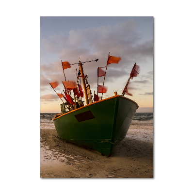 Print on acrylic Fishing boat