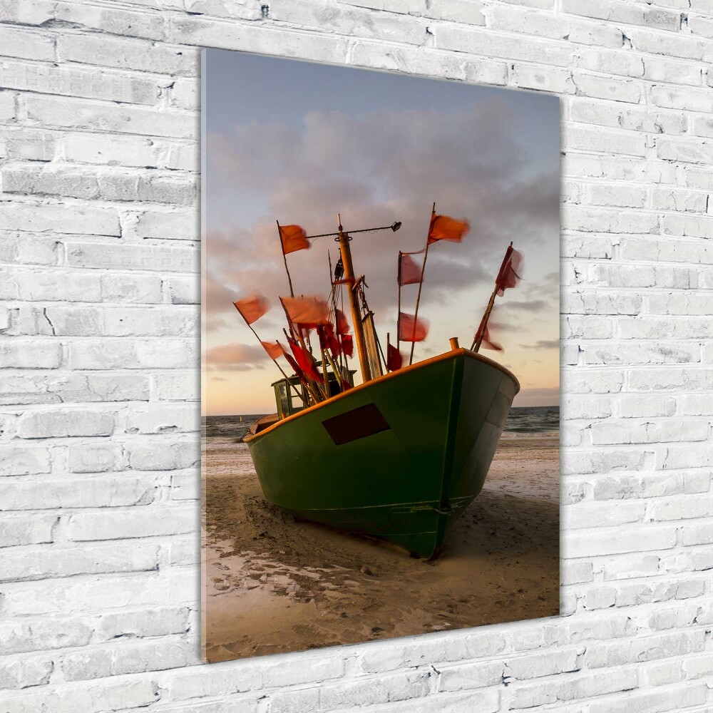 Print on acrylic Fishing boat