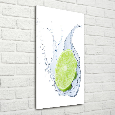 Wall art acrylic Lime