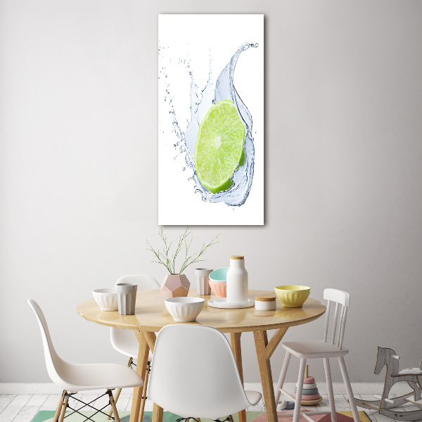 Wall art acrylic Lime