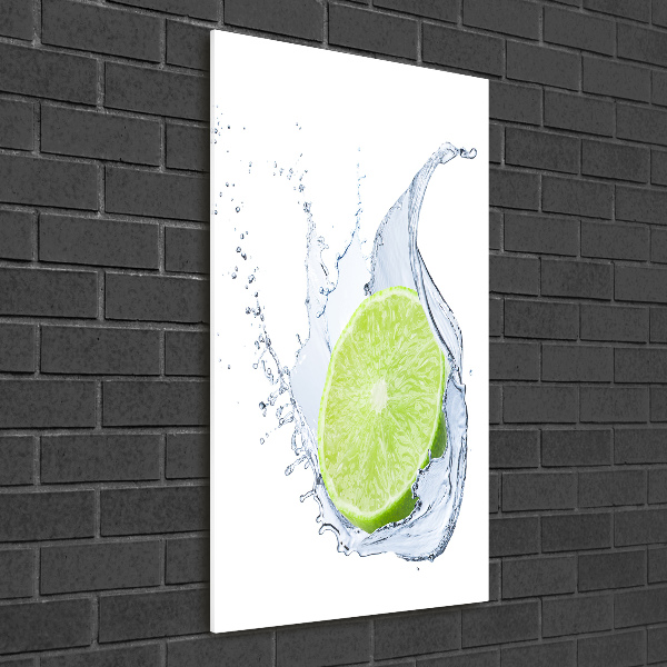 Wall art acrylic Lime