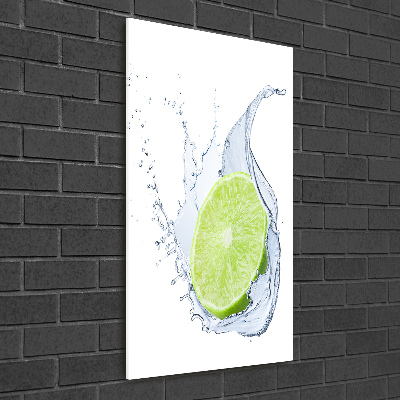 Wall art acrylic Lime