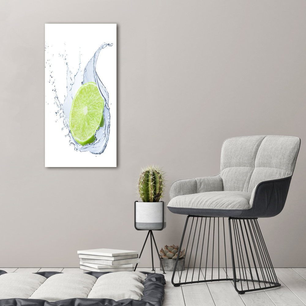 Wall art acrylic Lime