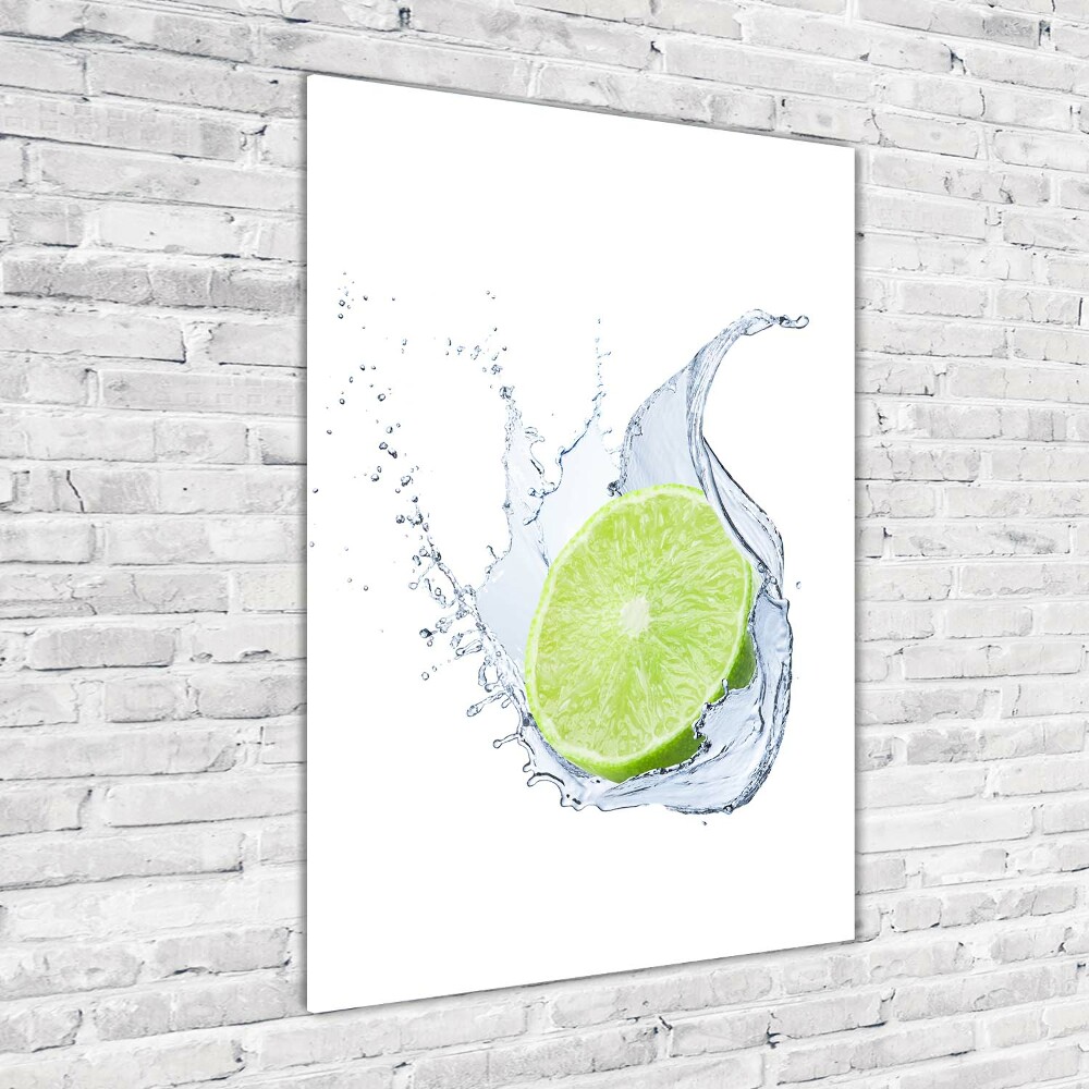 Wall art acrylic Lime