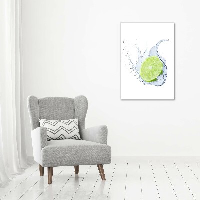 Wall art acrylic Lime