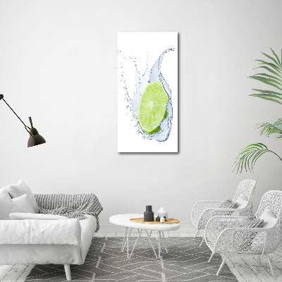 Wall art acrylic Lime