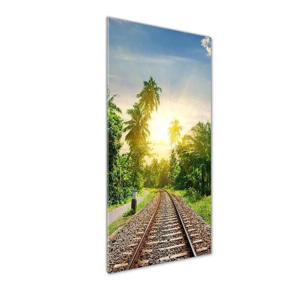 Print on acrylic Railroad tracks