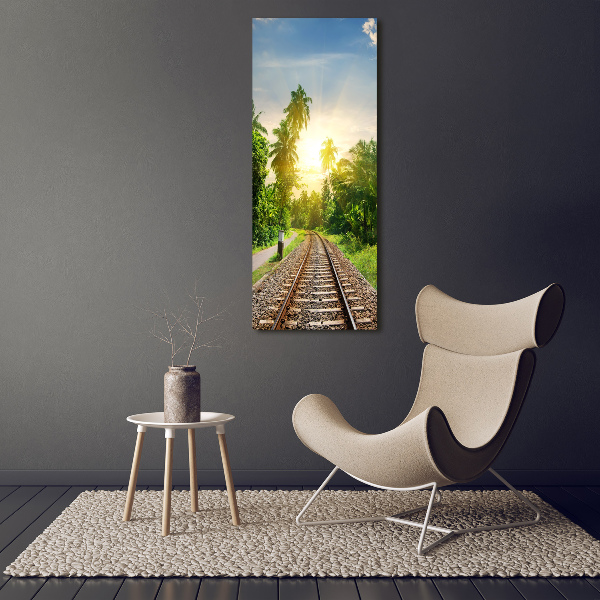 Print on acrylic Railroad tracks