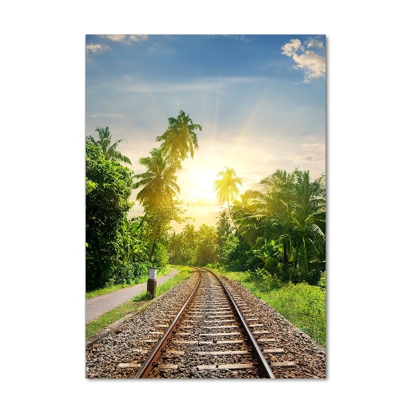 Print on acrylic Railroad tracks