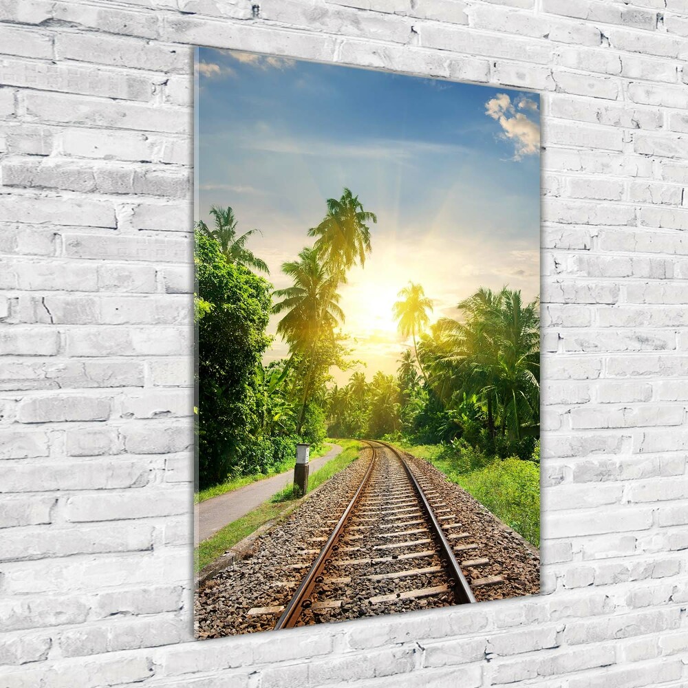 Print on acrylic Railroad tracks