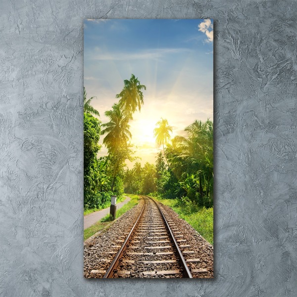 Print on acrylic Railroad tracks