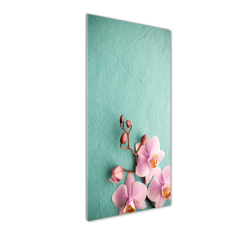 Acrylic wall art Pink orchid